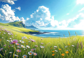 Sommerlandschaft KI/12898026